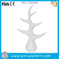 Custom white simple design high quality ceramic Jewelry Stand Tree